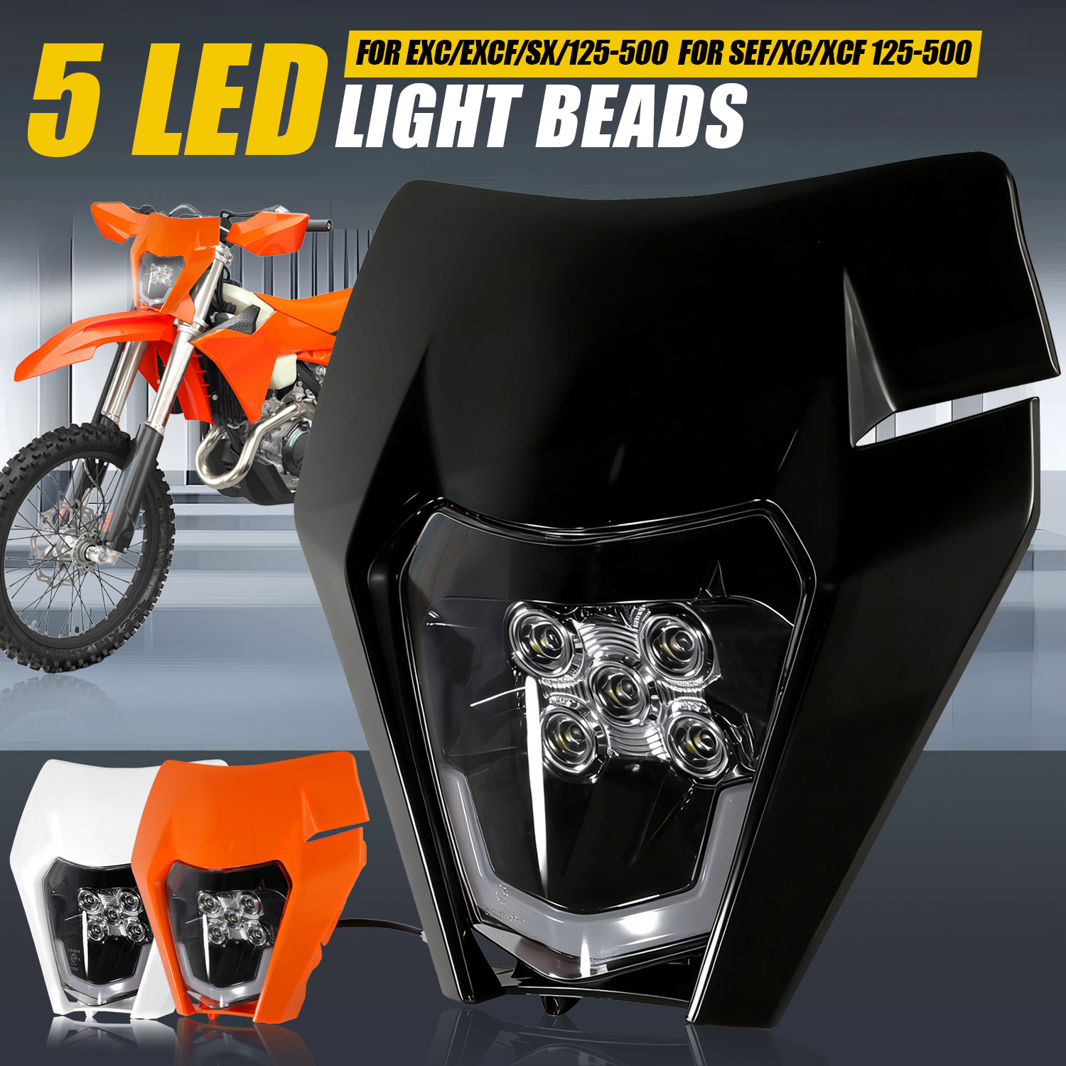 Lanterna de Cabeça LED Univers - Universal Motorcycle Led Headlight Projector avaliação e preço