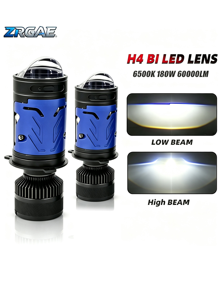 2 Peças Lâmpada de Farol Autom - Universal Motorcycle Led Headlight Projector avaliação e preço