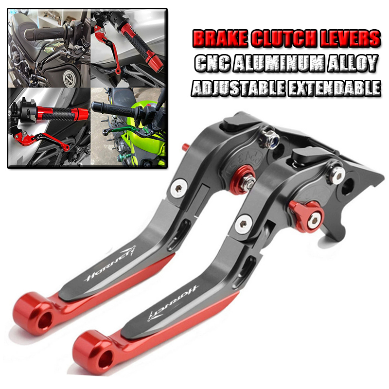 Para honda cb750 cb 750 hornet - Cnc Aluminum Adjustable Brake Clutch Levers avaliação e preço