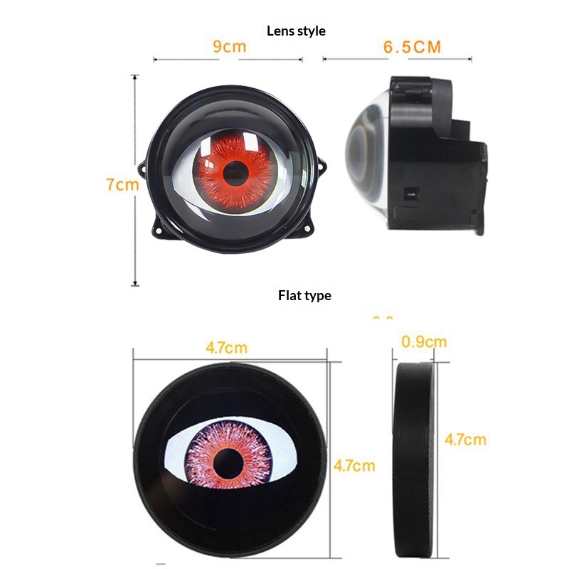 Farol LED Olho de Diabo, Lâmpa - Universal Motorcycle Led Headlight Projector avaliação e preço