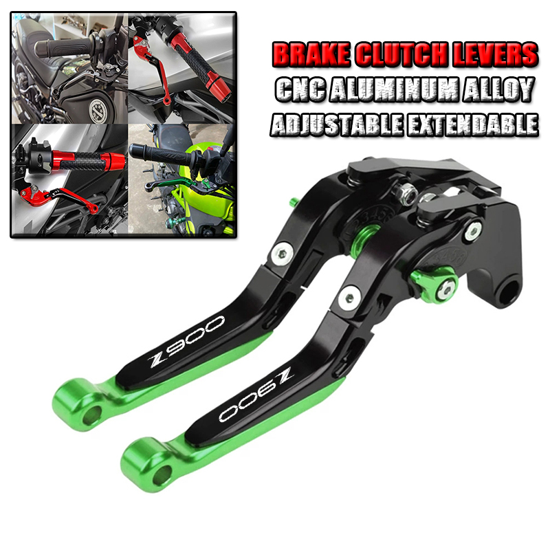 Apto para z900 z 900 z900 2017 - Cnc Aluminum Adjustable Brake Clutch Levers avaliação e preço